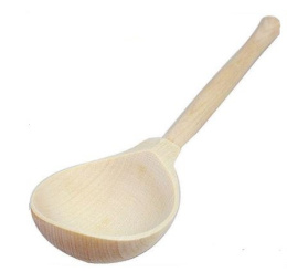 Ложка деревянная 20см без росписи Мирхозторг 4118