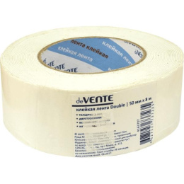 Скотч 50мм х  8м двусторонний, вспененная основа 1мм Devente 4163707