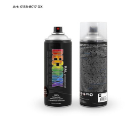 Эмаль аэрозольная 520мл шоколадно-коричневая Decorix RAL8017/ 0138-8017 DX