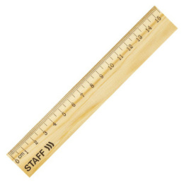 Линейка деревянная  15см Staff, канадская сосна 210797