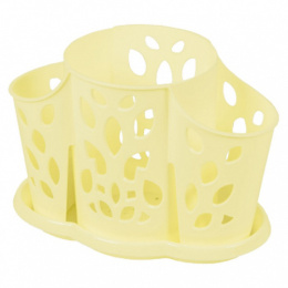 Сушилка для столовых приборов пластиковая 3 секции Камелия, цвет в ассортименте Lucky Friday/Plast Team LF4058/PT4058