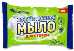Мыло хозяйственное 72% 180г для стирки, в упаковке Московский мыловаренный комбинат