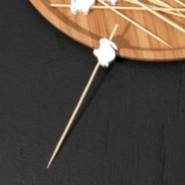 Шпажки для канапе деревянные набор 24шт. 12см Кролик Мультидом BJ80-594