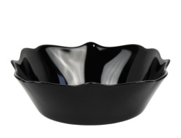 Салатник стеклокерамический квадратный 160мм/450мл черный Фокус 100ч-скв7