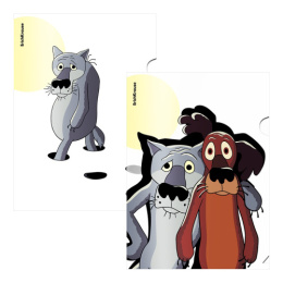 Папка-уголок А4 ErichKrause Жил-был Пес, ассорти 61140