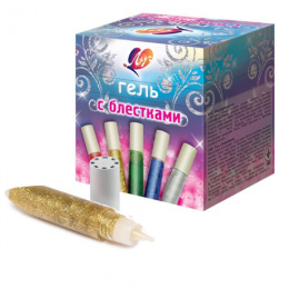 Клей с блестками  5мл Луч блеск золото 11С 685-08