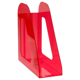 Вертикальный накопитель  90мм Стамм Фаворит, тонированный красный ЛТВ-30558