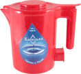 Чайник электрический 0,5л 600Вт, пластиковый, спираль, красный Капелька 003909