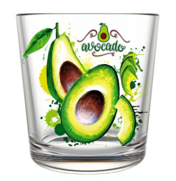 Набор стаканов стеклянных 6шт. 250мл низкие Авокадо, в п/у Декостек 144-Д