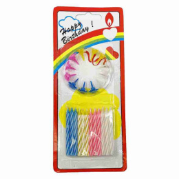 Свеча для торта набор 24шт. Радужный Дом РД14038