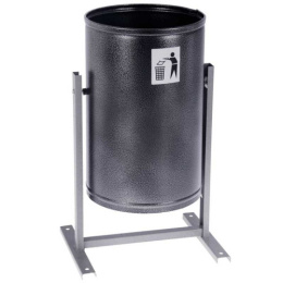 Урна круглая 21л Уралочка бюджет, цвета в ассортименте