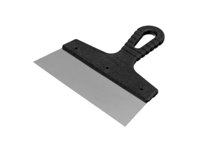 Шпатель фасадный нержавеющий 200мм пластиковая ручка Сибртех 85438