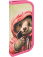 Пенал однокамерный Мишка с телефоном, средний ПН-1578