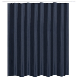 Штора для ванной полиэстер 180х180см 12 колец, SC-PE-15, темно-синий Рыжий кот 311981