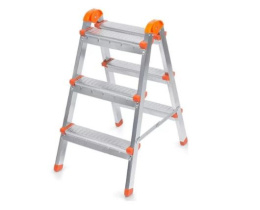 Лестница-стремянка металлическая 3 ступени двухсторонняя Ярус 122403