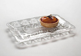 Блюдо стеклянное прямоугольное Natsu 280х190х20мм, в п/у Kaveh 1277