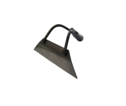 Тяпка самозаточная 195х63мм рельсовая сталь без черенка, черная Mawipro MW-5221