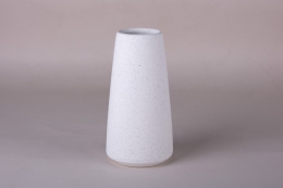 Ваза фарфоровая h-18,6см d-9,7см белый, в инд/у Коралл JY2404056