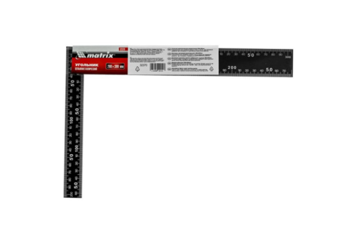 Угольник 200х300мм цельнометаллический Matrix 32370