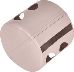 Держатель для туалетной бумаги пластиковый 13,4х13х12,4см, бежевый топаз Keeplex Light KL151212005