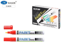 Маркер-краска красный 4мм на масляной основе G-862A/КРАСН/