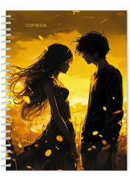 Тетрадь  48 листов Романтика, гребень С0245-130