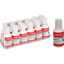 Корректирующая жидкость 20мл Devente, на водной основе, морозоустойчивая, с кисточкой 4060102