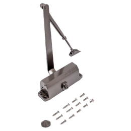 Доводчик дверной Notedo DC-100 Bronze со складным рычагом, до 120кг, от -38 до +60 °С, бронза, серия Легкий характер Notedo 20946