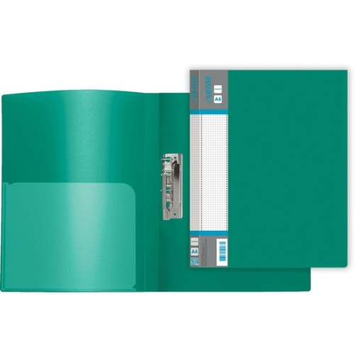 Папка с зажимом Devente Daily 600мкм, зеленая 3110700