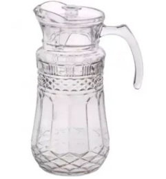 Кувшин стеклянный 1,65 л с крышкой, без упаковки КерамСтрой J4020
