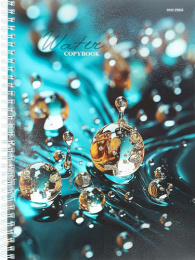 Тетрадь  96 листов А4 Капли в макро, гребень 96-8362