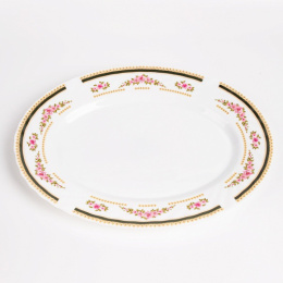 Блюдо стеклокерамическое овальное 300мм Pransagreen Pars Opal PO-1050-617T