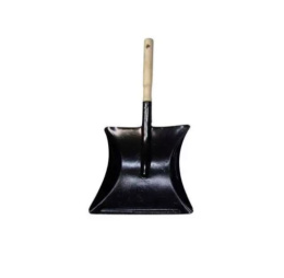 Совок хозяйственный металлический со средней деревянной ручкой Инструм-Агро 071011