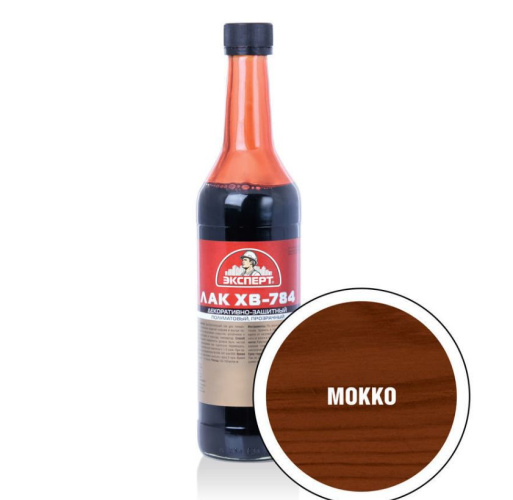 Лак для дерева ХВ-784 0,5л мокко Эксперт