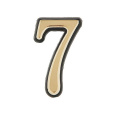 Цифра 7, золото Аллюр 26307