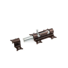 Засов круглый Делга, медь, оригинальный Делга 20178