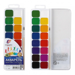 Акварель 16 цветов Луч Классика, пластик. упаковка 19С 1291-08