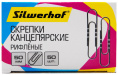 Скрепки 50мм 50шт. Silwerhof, оцинкованные, рифленые 1461257
