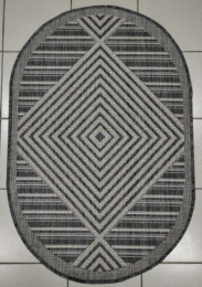 Циновка напольная Петра  80х120см овальная рис. 4254 ТО77845