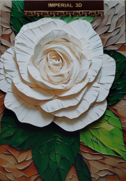 Коврик напольный для ванной на резин. основе Imperial 3Д 60х 90см DB-853