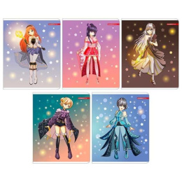 Тетрадь  48 листов Девочки волшебницы 14075