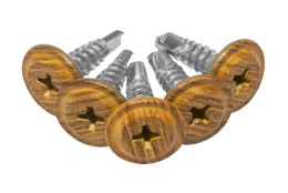 Саморез с прессшайбой со сверлом Daxmer М 4,2/19 (Золотой дуб) 283-4219-2