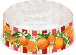 Крышка для СВЧ пластиковая d-25см Bergamo с декором Сицилия, бесцветный Homver 223136101/00
