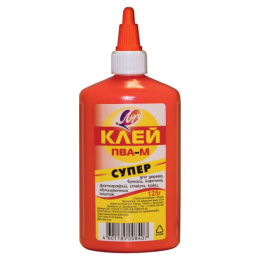 Клей ПВА  125г ПВА-М Луч, красный флакон 20С 1333-08