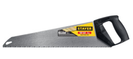 Ножовка по дереву 450мм зуб 5,0мм быстрый рез ударопрочная пластиковая ручка, TopCut Stayer 15061-45