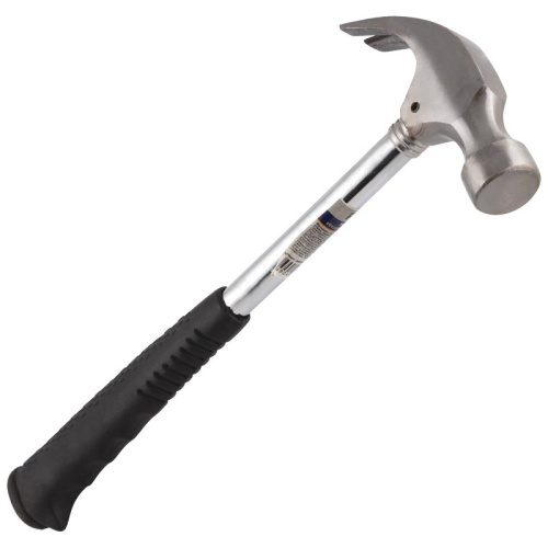 Молоток-гвоздодер 0,45кг металлическая обрезиненная ручка Park HAM45CL/354109