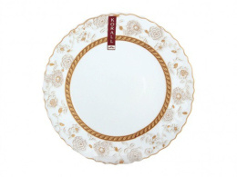 Тарелка стеклокерамическая мелкая 190мм Корица Коралл LHP75-160203