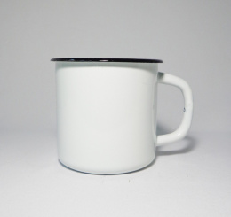 Кружка эмалированная 1,0л без декора Магн Эмаль Магнитогорск 0107