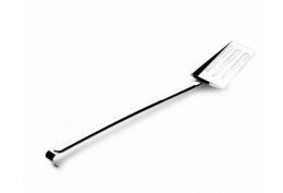 Лопатка из нержавеющей стали с прорезями 35см Кулинар большая, упрощенной обработки Нытва