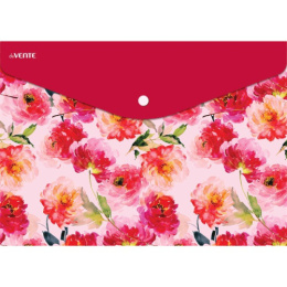 Папка с кнопкой А4 0.15 Devente Watercolor Flowers 3071889